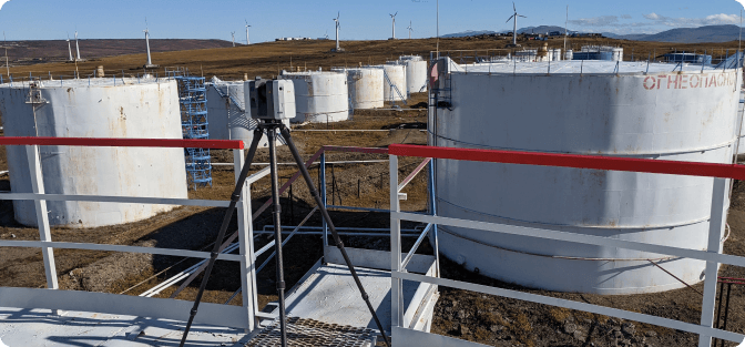 Сканирование резервуара РВС-2000 Анадырь